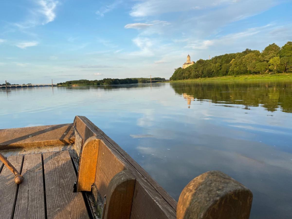 Gite Loirizon Vue Loire 4 Personnes Ingrandes  Exterior photo